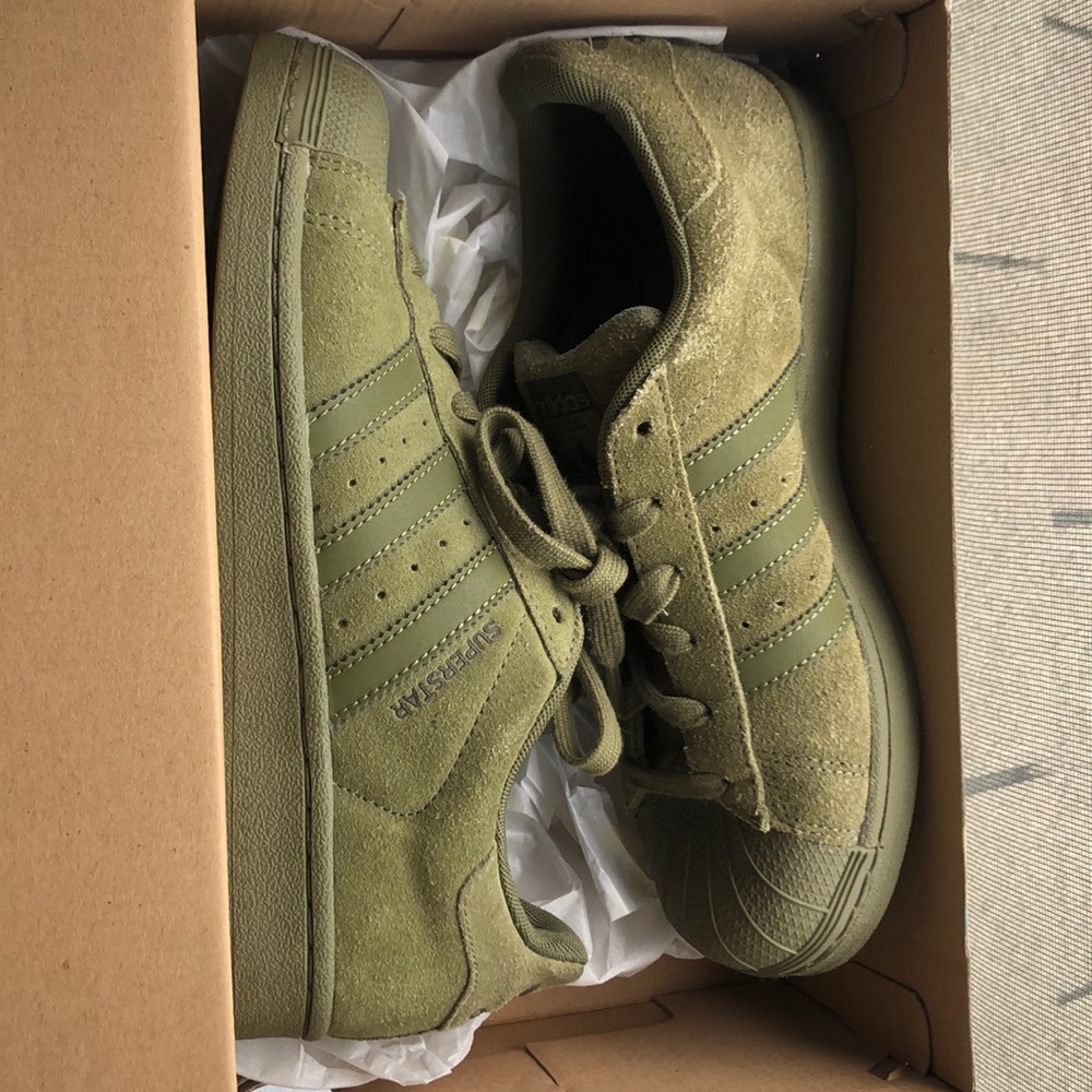 Adidas Superstar Olive Green